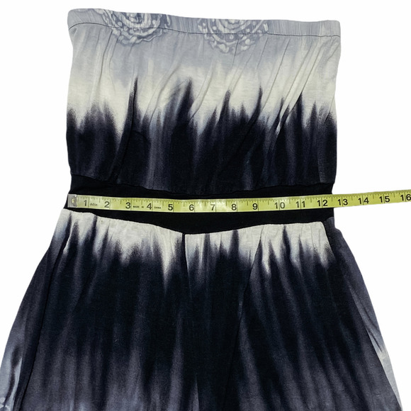 MONTEAU Tie Dye Ombre Embroidered Jumpsuit M - Picture 5 of 15